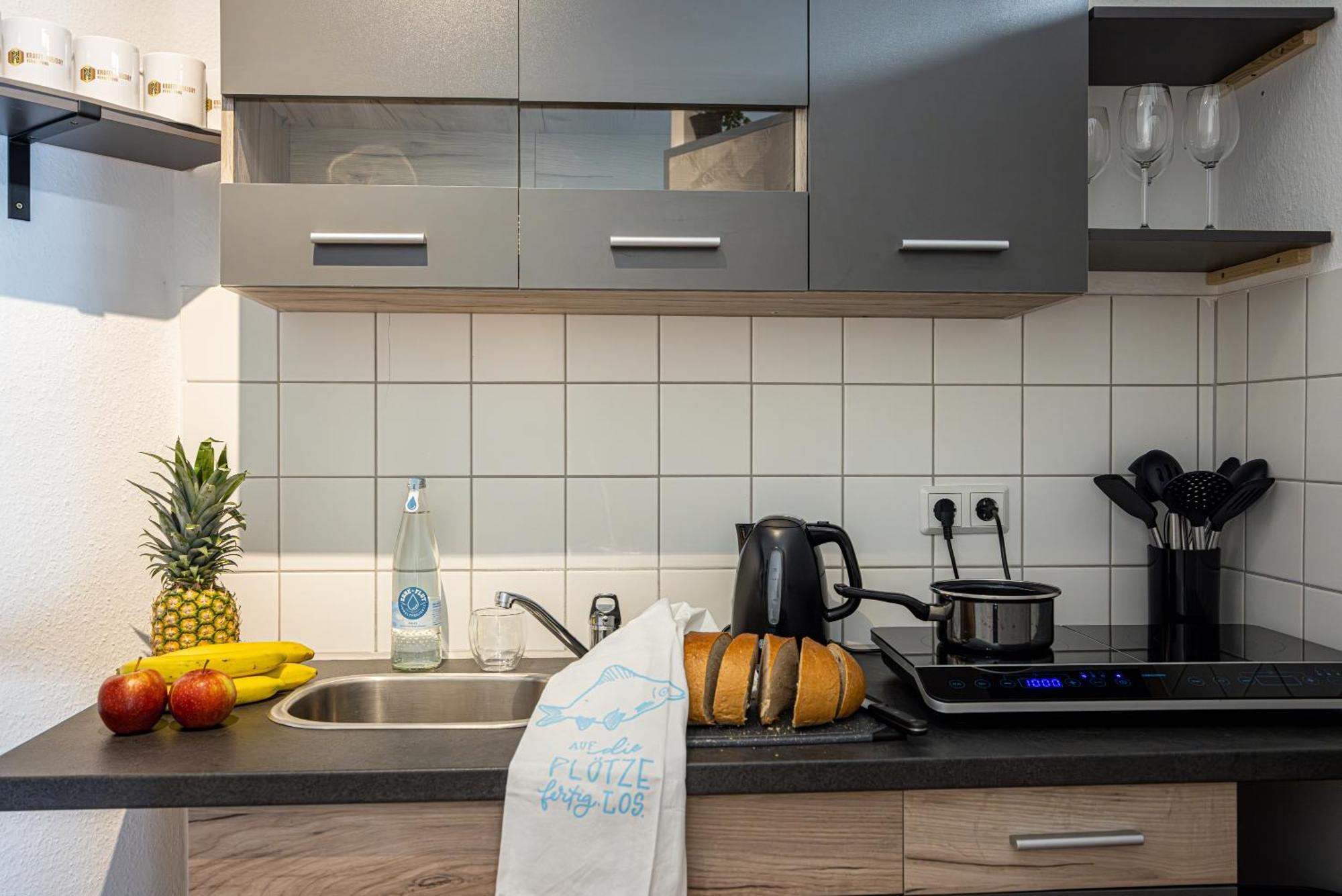 Luxus City Apartment Sauna Balkon Kueche Zentral Росток Екстериор снимка